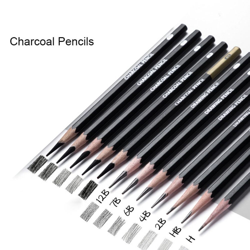 Sketching Charcoal Set - مجموعة أقلام رسم احترافية من الجرافيت