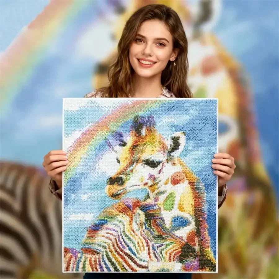 Art Craft Zebra - طقم أعمال فنية يدوية (DIY) للبالغين