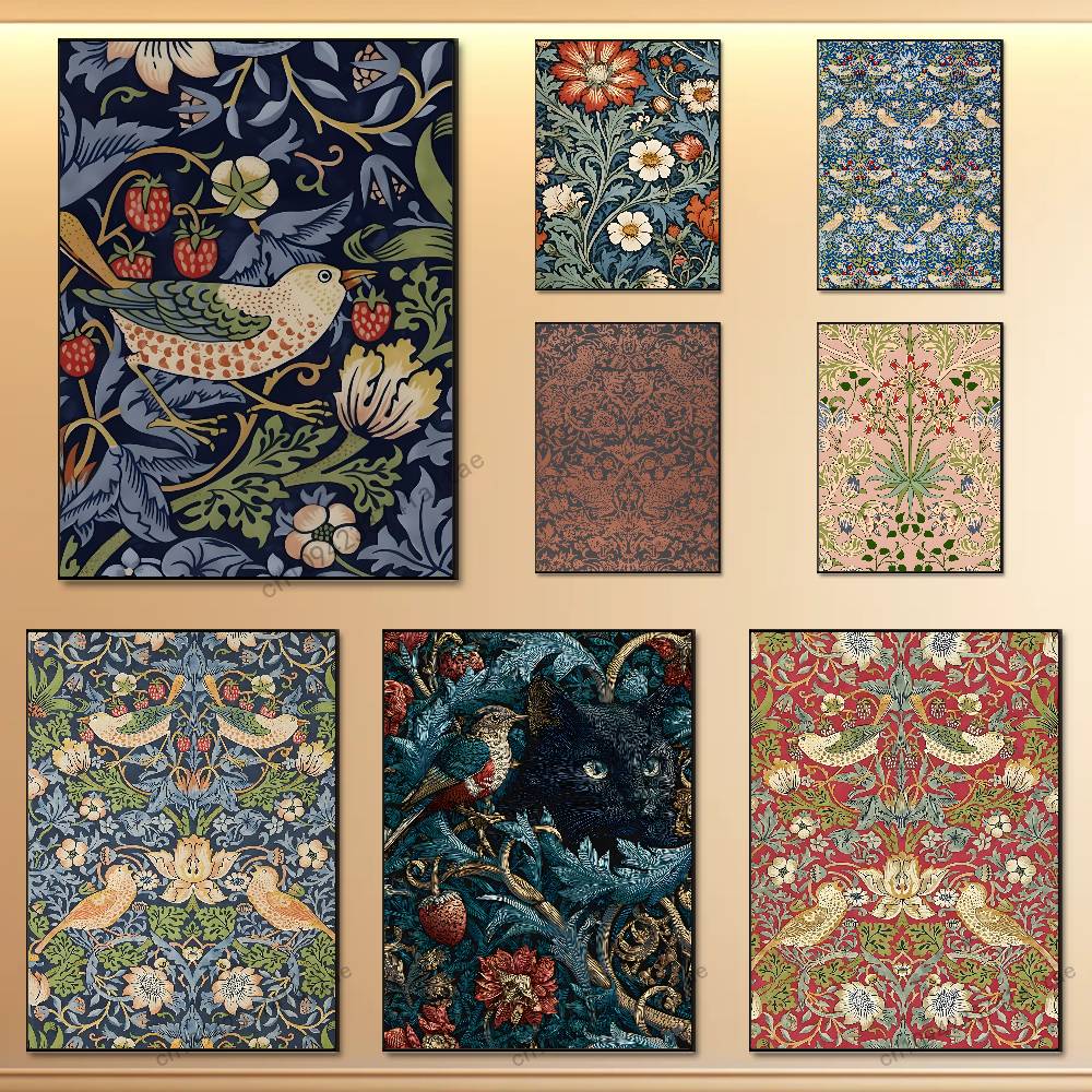 Art Craft William Morris - ملصق جداري للفنان ويليام موريس بتصميم