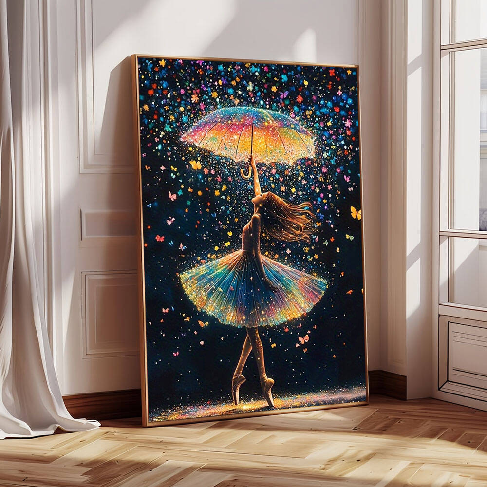 Art Craft Umbrella - EverShine 5D الماس اللوحة الكلب القط