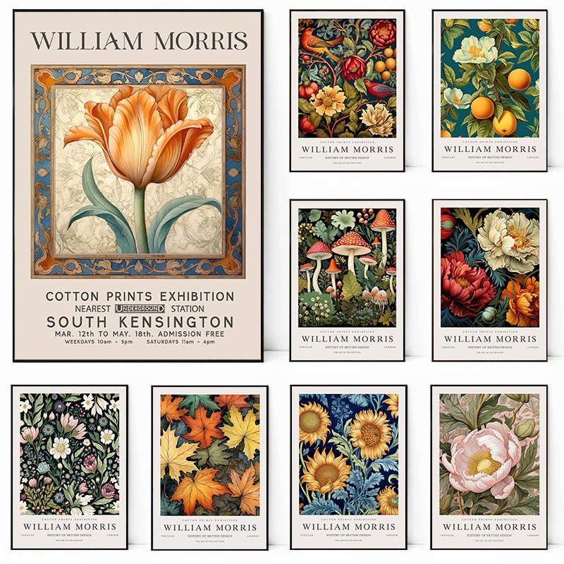 Art Craft William Morris - لوحة فنية جدارية مطبوعة على قماش