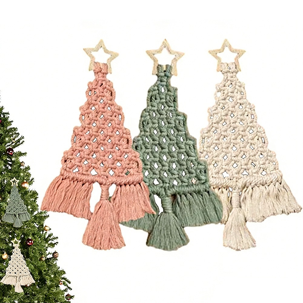 Macrame Cord Cotton - 3 قطع من مجموعة أدوات صنع