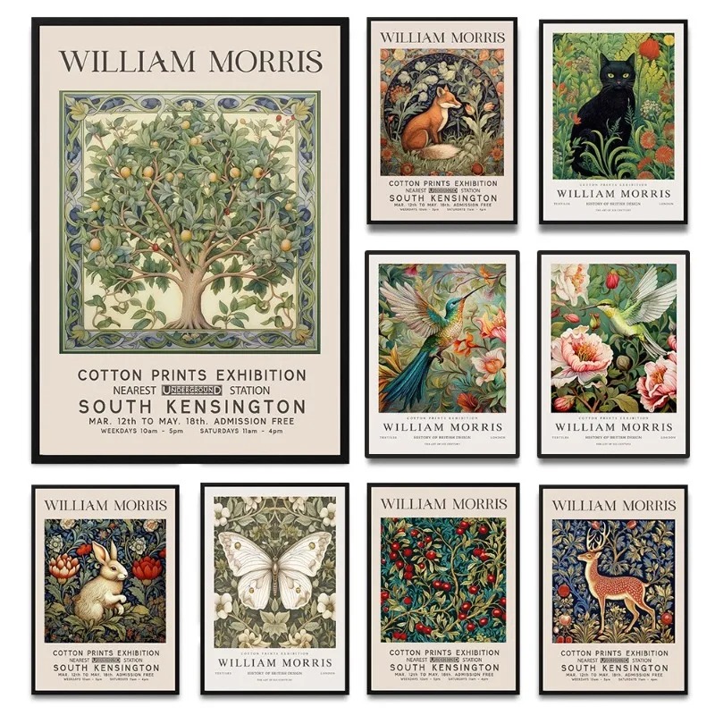 Art Craft William Morris - ملصق فني من ويليام موريس ،