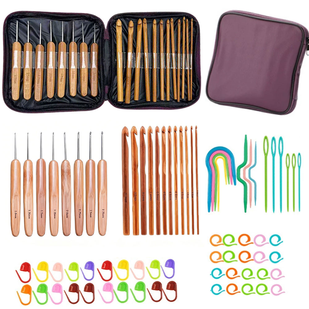 Art Craft Materials - مجموعة من 74 قطعة من إبر