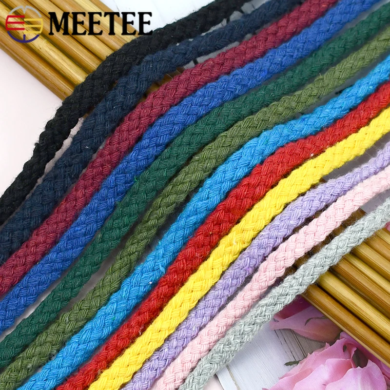 Macrame Cord Cotton - حبل قطني 10/50 متر 5/7 ملم
