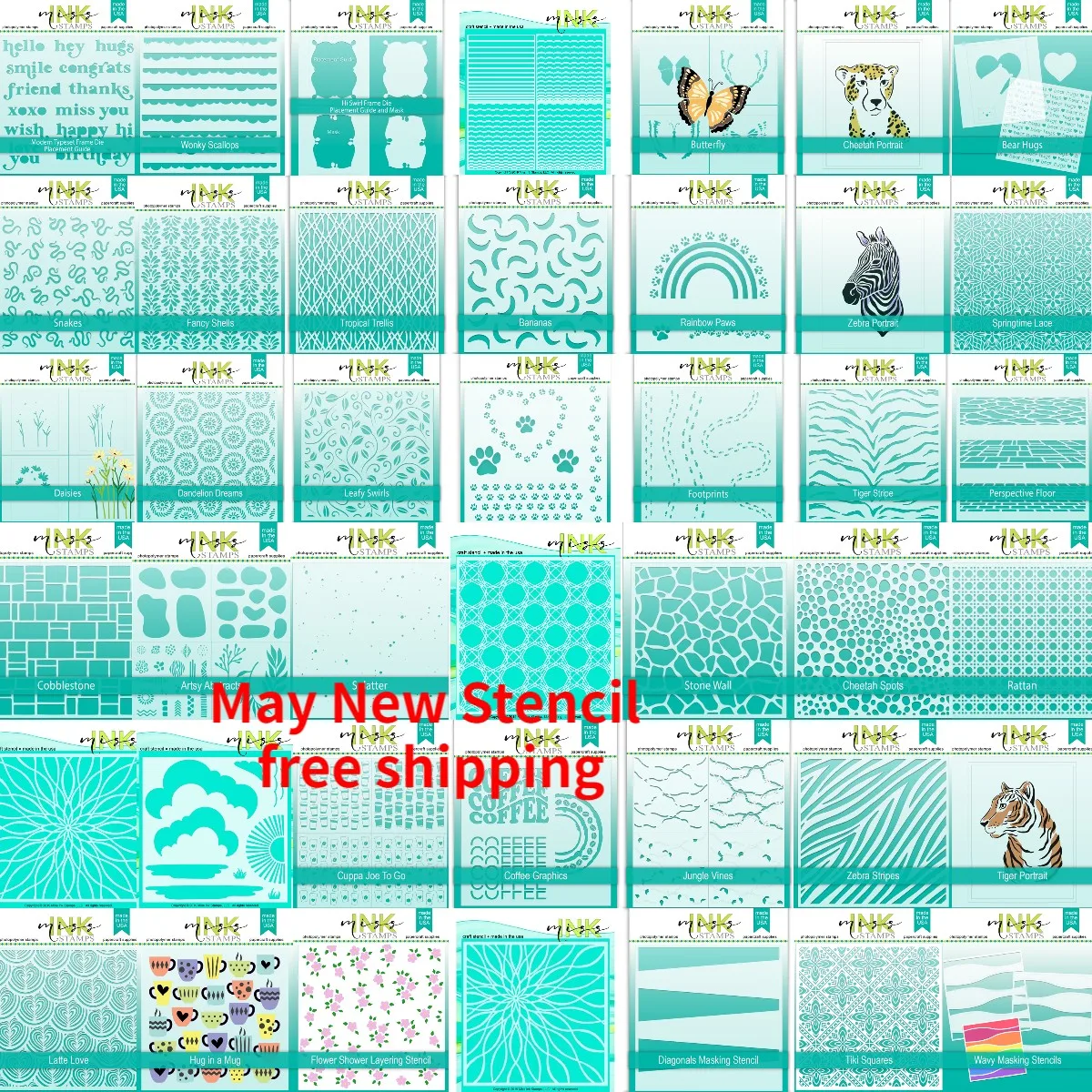 Art Craft Zebra - استنسل لورق القصاصات ، ألبوم بطاقات