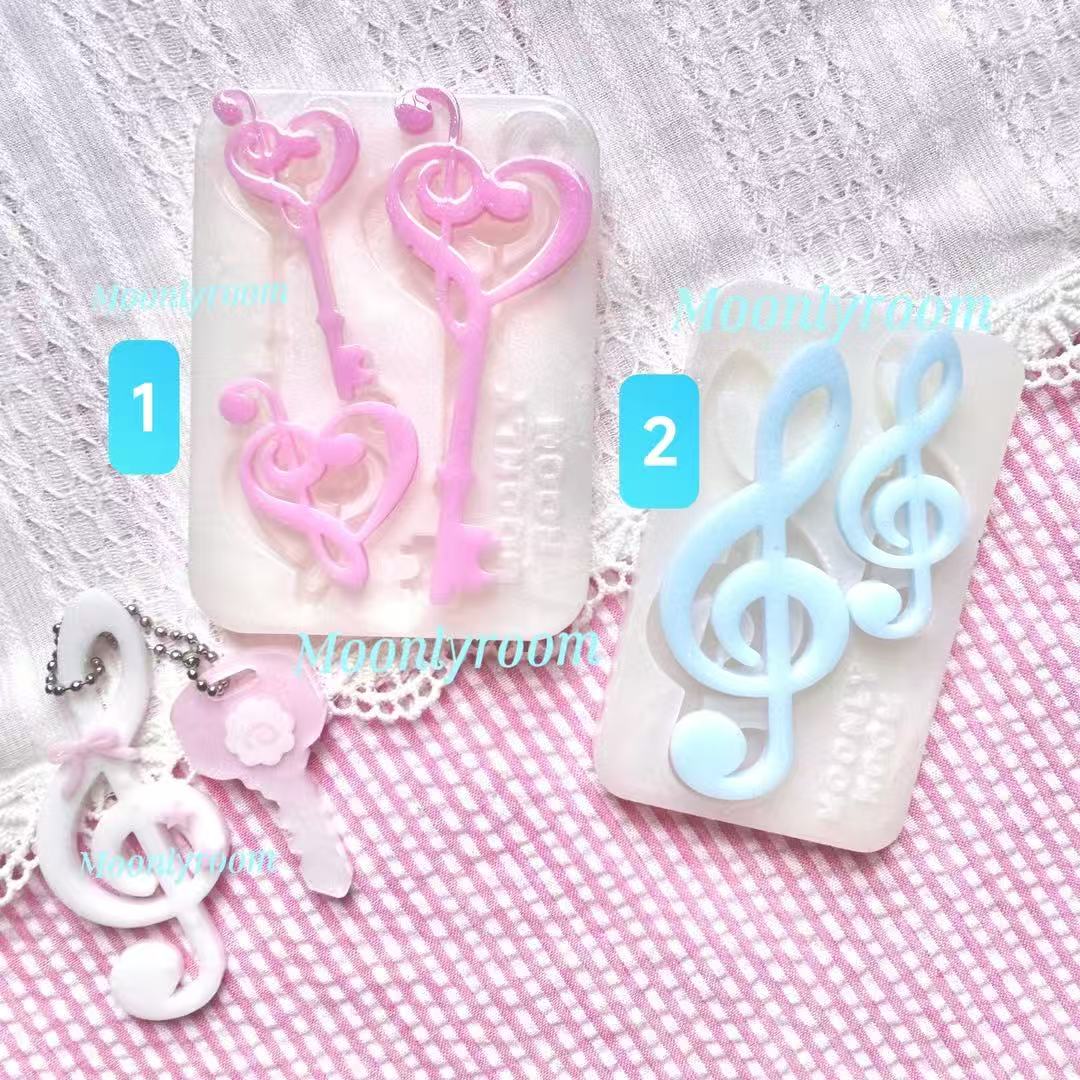 Resin Casting Mold - الملحقات الموسيقية ملاحظة الراتنج قالب الصب
