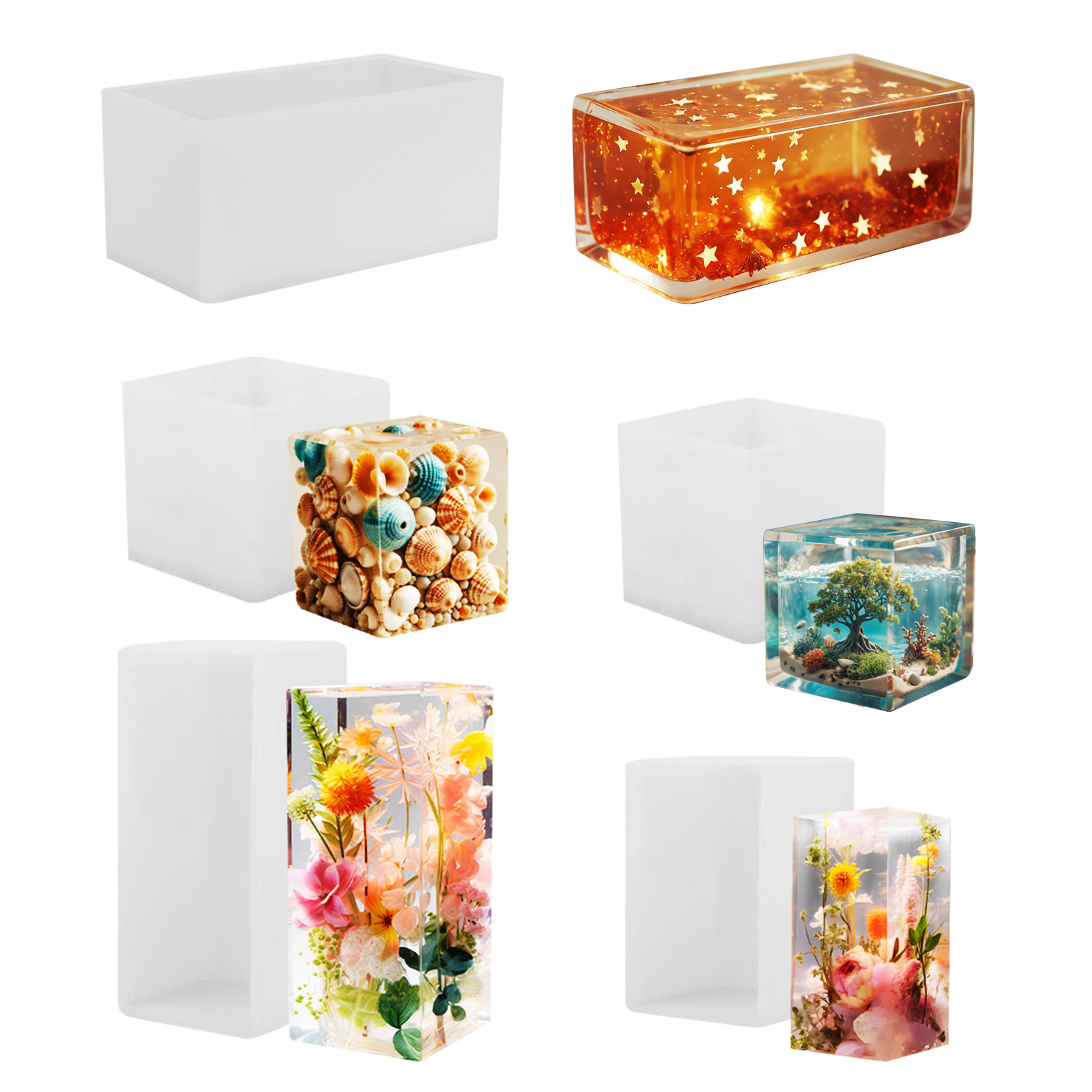 Resin Casting Mold - قالب صب الإيبوكسي من السيليكون، قالب