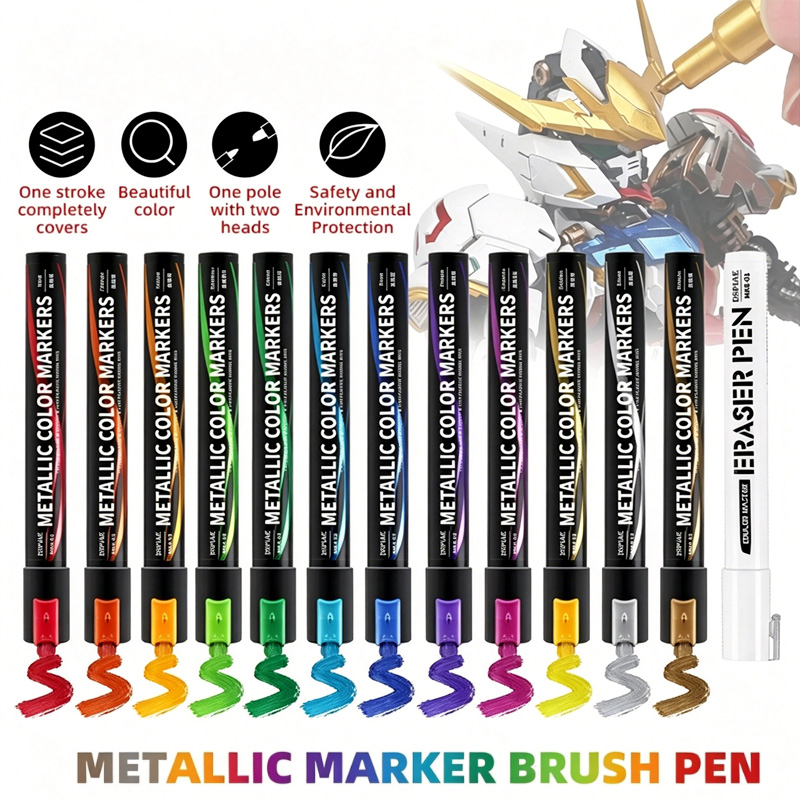 Illustration Marker Set - أقلام تلوين معدنية للرسم على الميكانيكا،