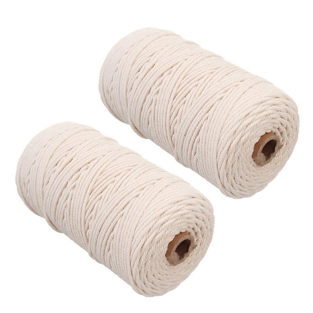 Macrame Cord Cotton - مكرميه حبل 2 مللي متر 200