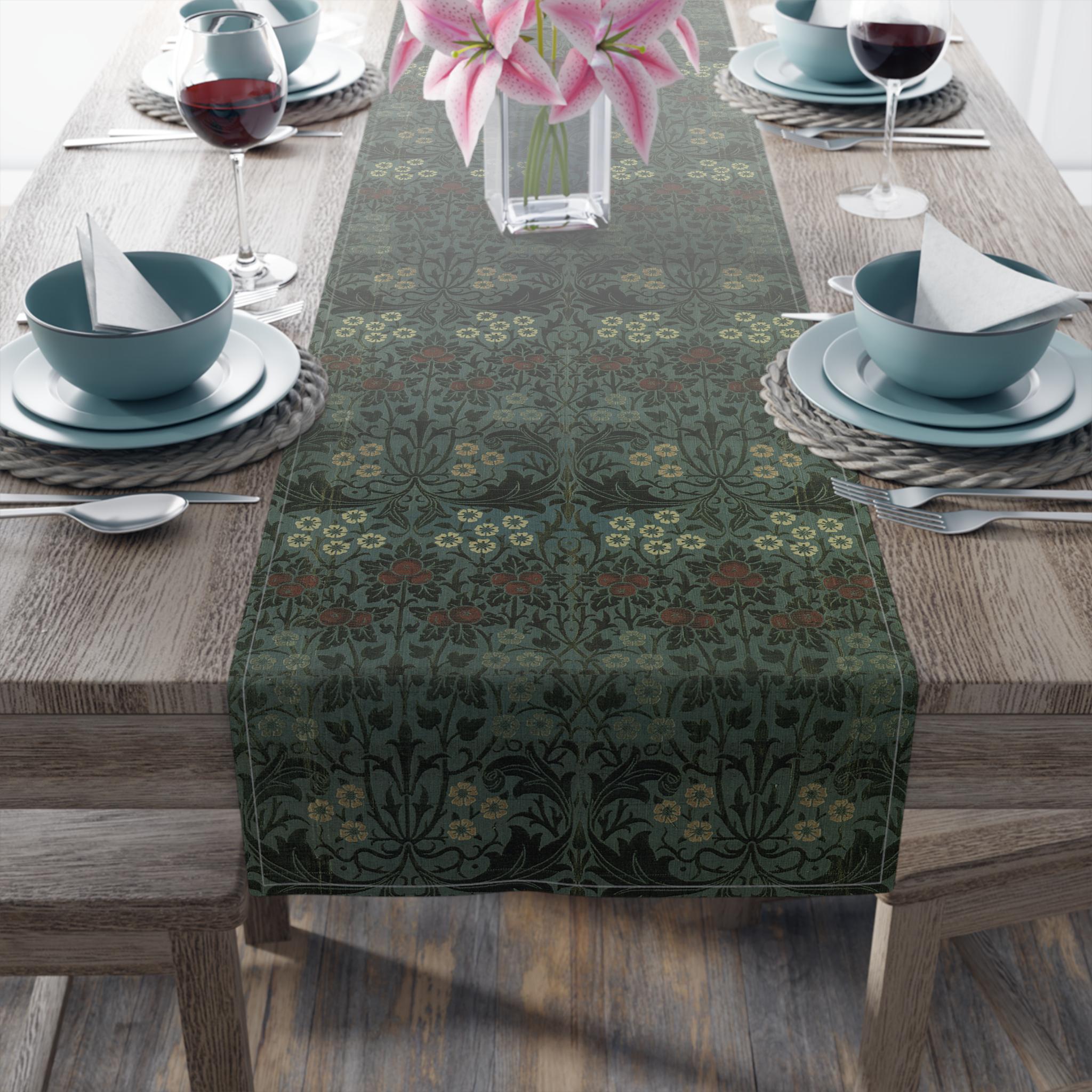 مفرش طاولة بتصميم ويليام موريس - مراجعة Art Craft William Morris وسعره