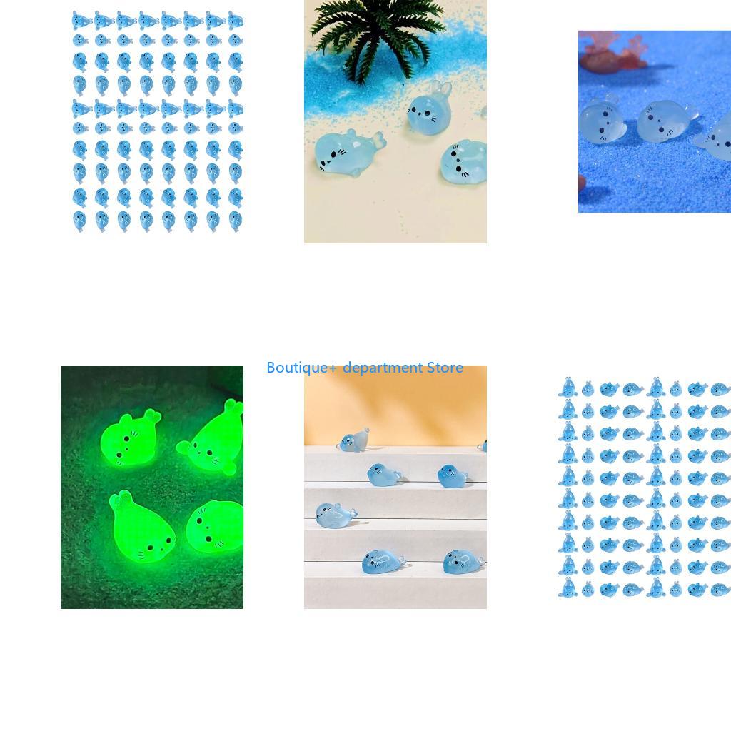 E1PD 100 قطعة مصغرة متوهجة ختم - مراجعة Art Craft Night وسعره