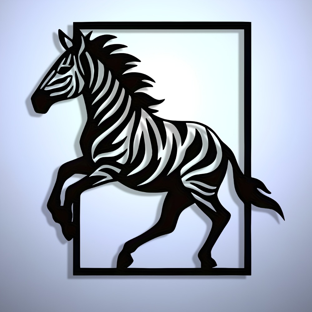 لوحة جدارية معدنية أنيقة ثلاثي - مراجعة Art Craft Zebra وسعره