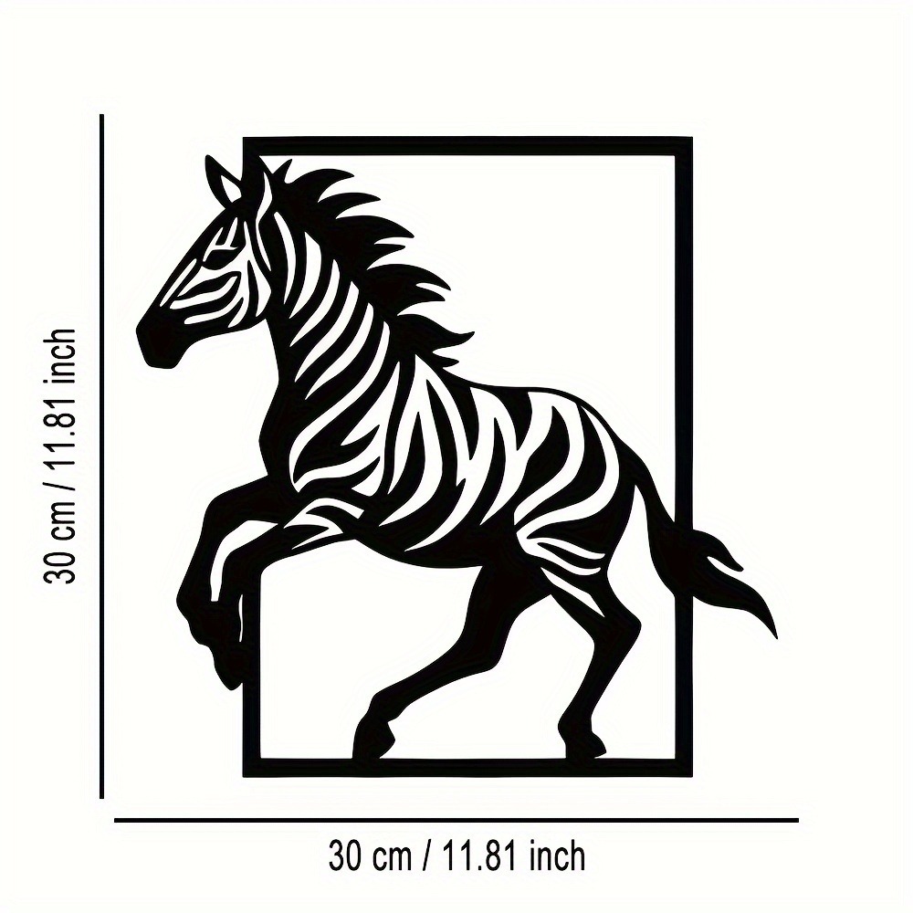 لوحة جدارية معدنية أنيقة ثلاثي - مراجعة Art Craft Zebra وسعره