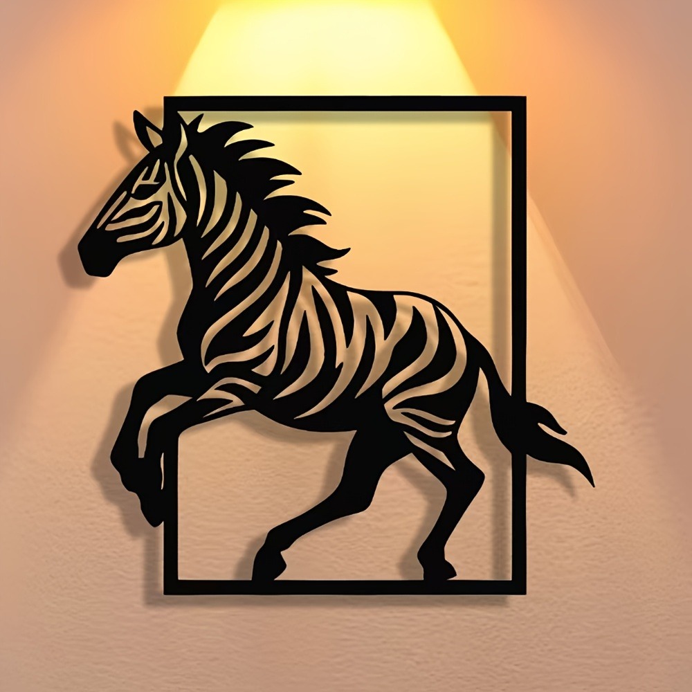 لوحة جدارية معدنية أنيقة ثلاثي - مراجعة Art Craft Zebra وسعره