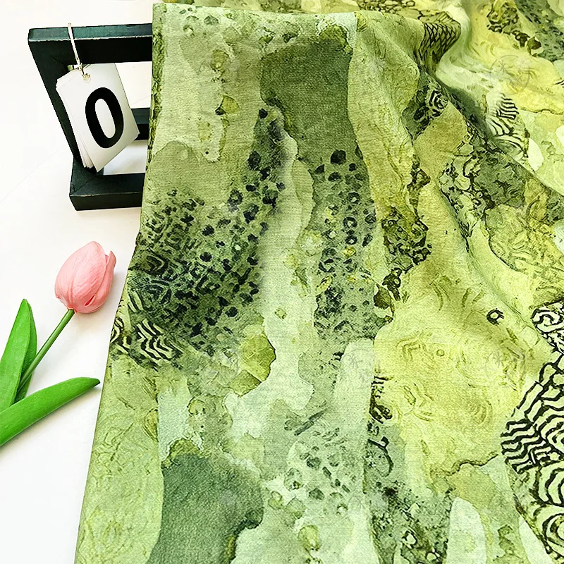 قماش قطني مطرز بنمط الرسم الزي - مراجعة Silk Painting Dye وسعره