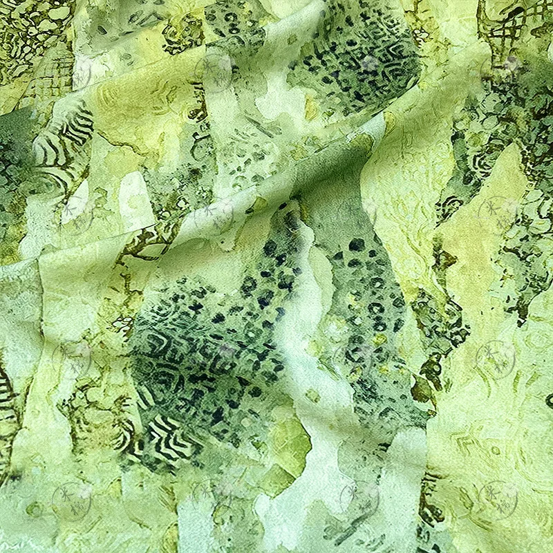 قماش قطني مطرز بنمط الرسم الزي - مراجعة Silk Painting Dye وسعره