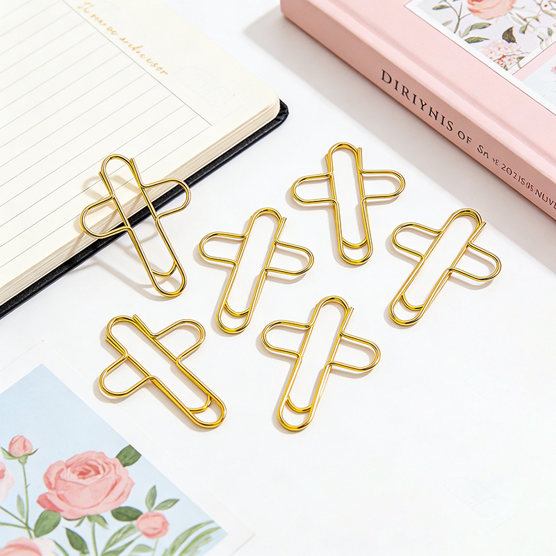 30-100 قطعة مشابك ورق ذهبية بت - مراجعة Art Craft Stationery وسعره