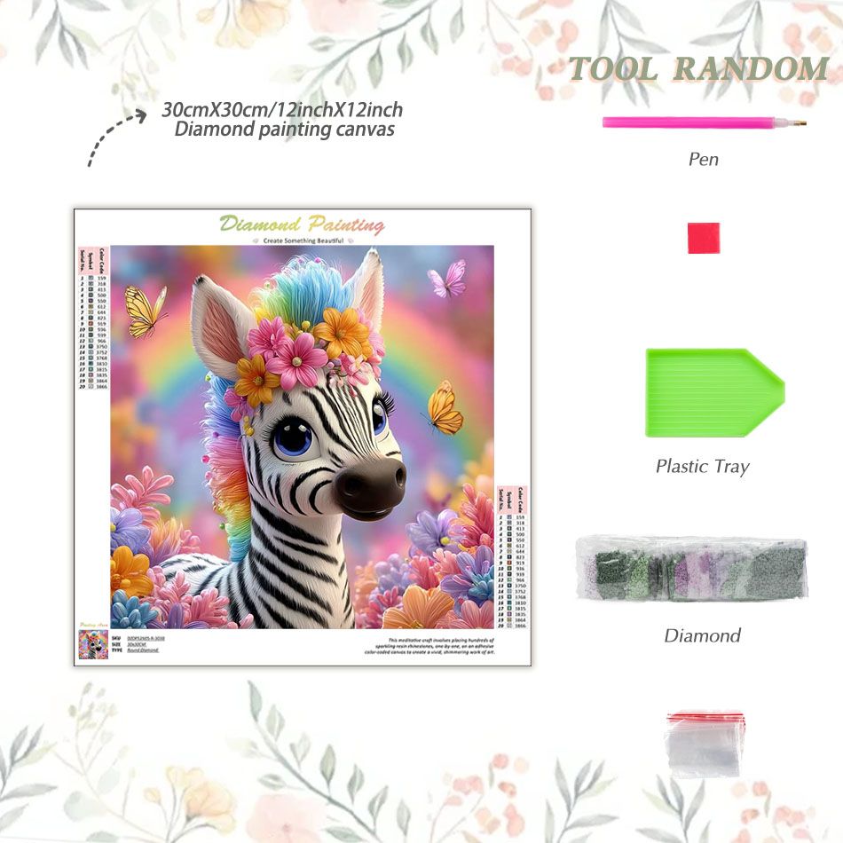 لوحة ماسية ثلاثية الأبعاد من C - مراجعة Art Craft Zebra وسعره