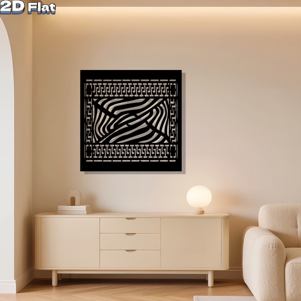 CIFBUY لوحة فنية جدارية معدنية - مراجعة Art Craft Zebra وسعره