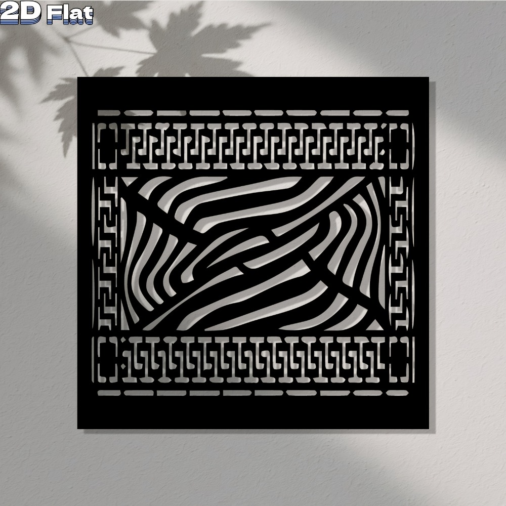 CIFBUY لوحة فنية جدارية معدنية - مراجعة Art Craft Zebra وسعره