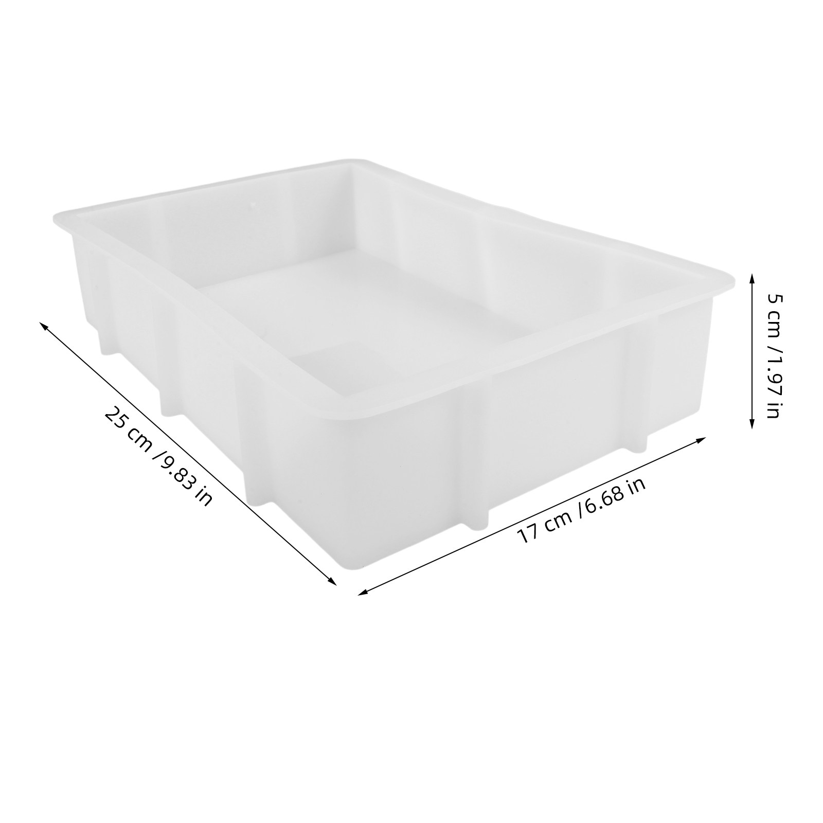 قالب سيليكون مستطيل كبير وعميق - مراجعة Resin Casting Mold وسعره