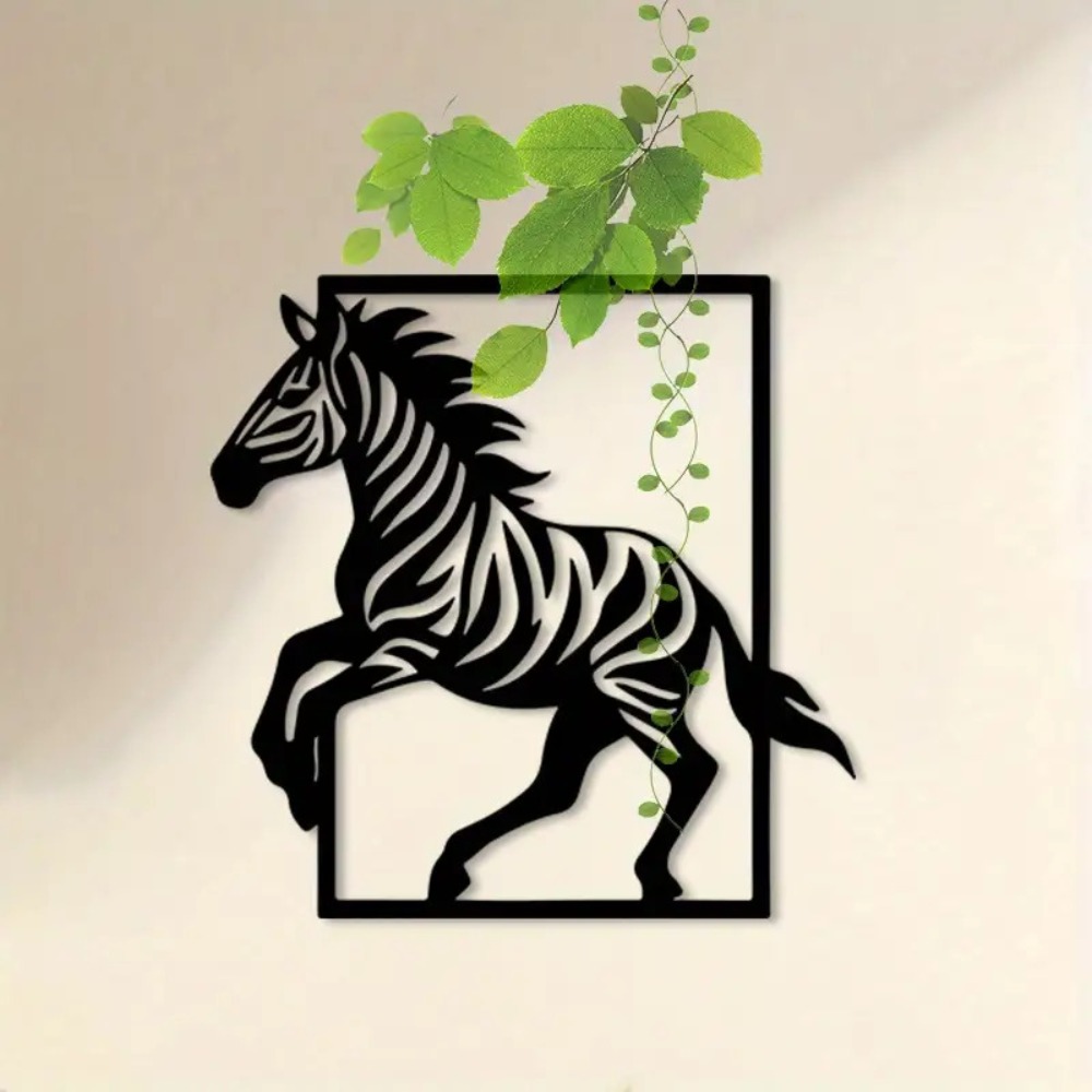 CIFBUY لوحة فنية جدارية معدنية - مراجعة Art Craft Zebra وسعره