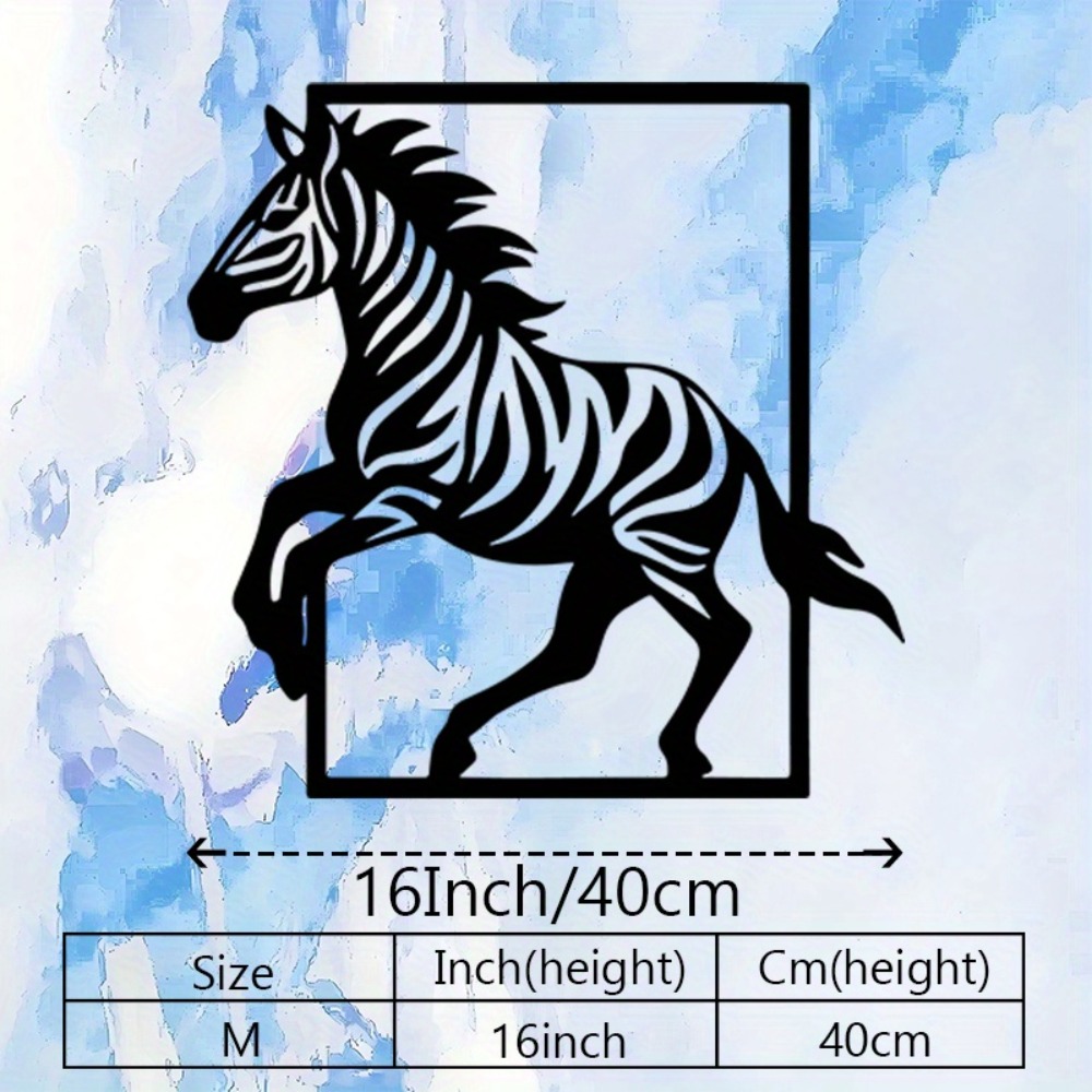 CIFBUY لوحة فنية جدارية معدنية - مراجعة Art Craft Zebra وسعره