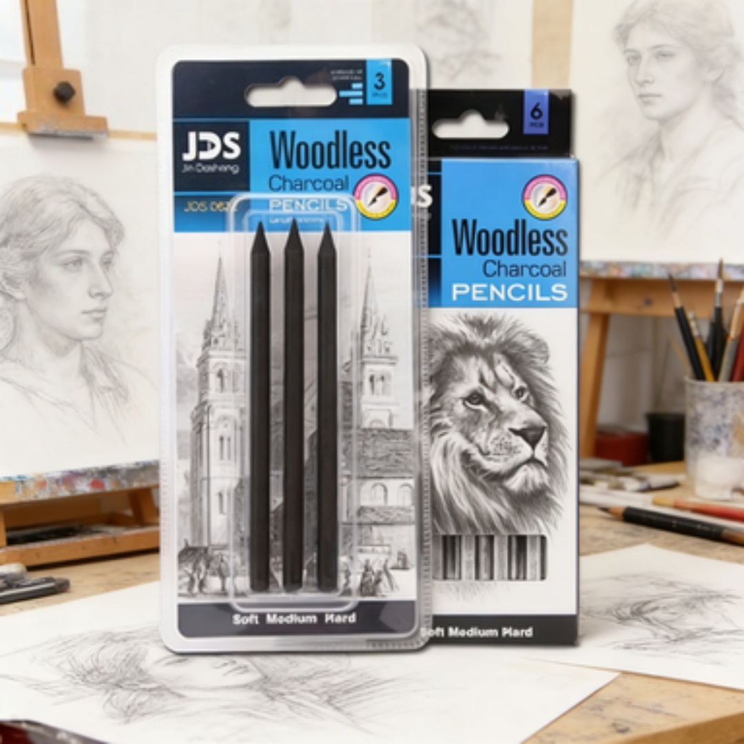 مجموعة أقلام فحم احترافية ناعم - مراجعة Sketching Charcoal Set وسعره