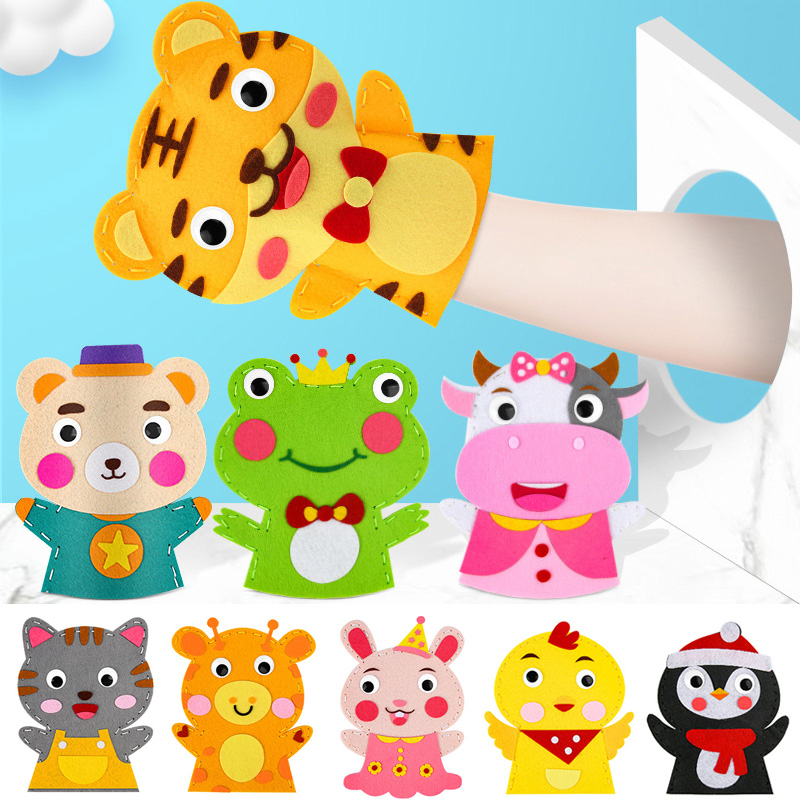 لطيف الكرتون الحيوان دمية يد ا - مراجعة Art Craft 3 Year Old وسعره