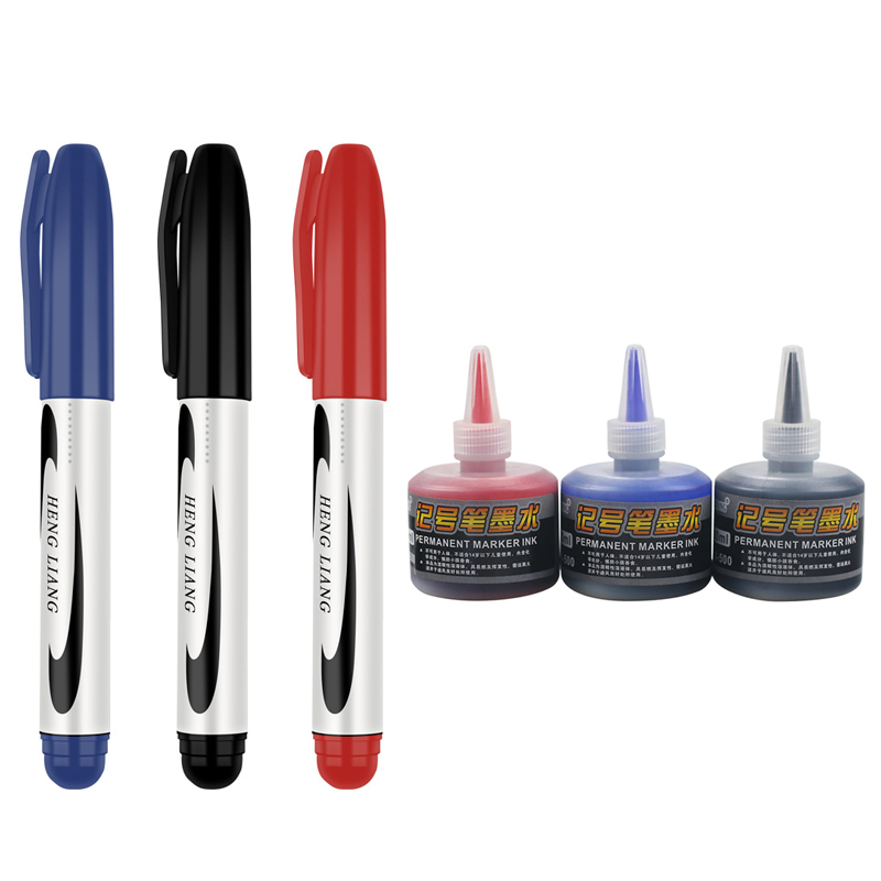 قلم تحديد زيتي دائم مقاوم للما - مراجعة Illustration Marker Set وسعره