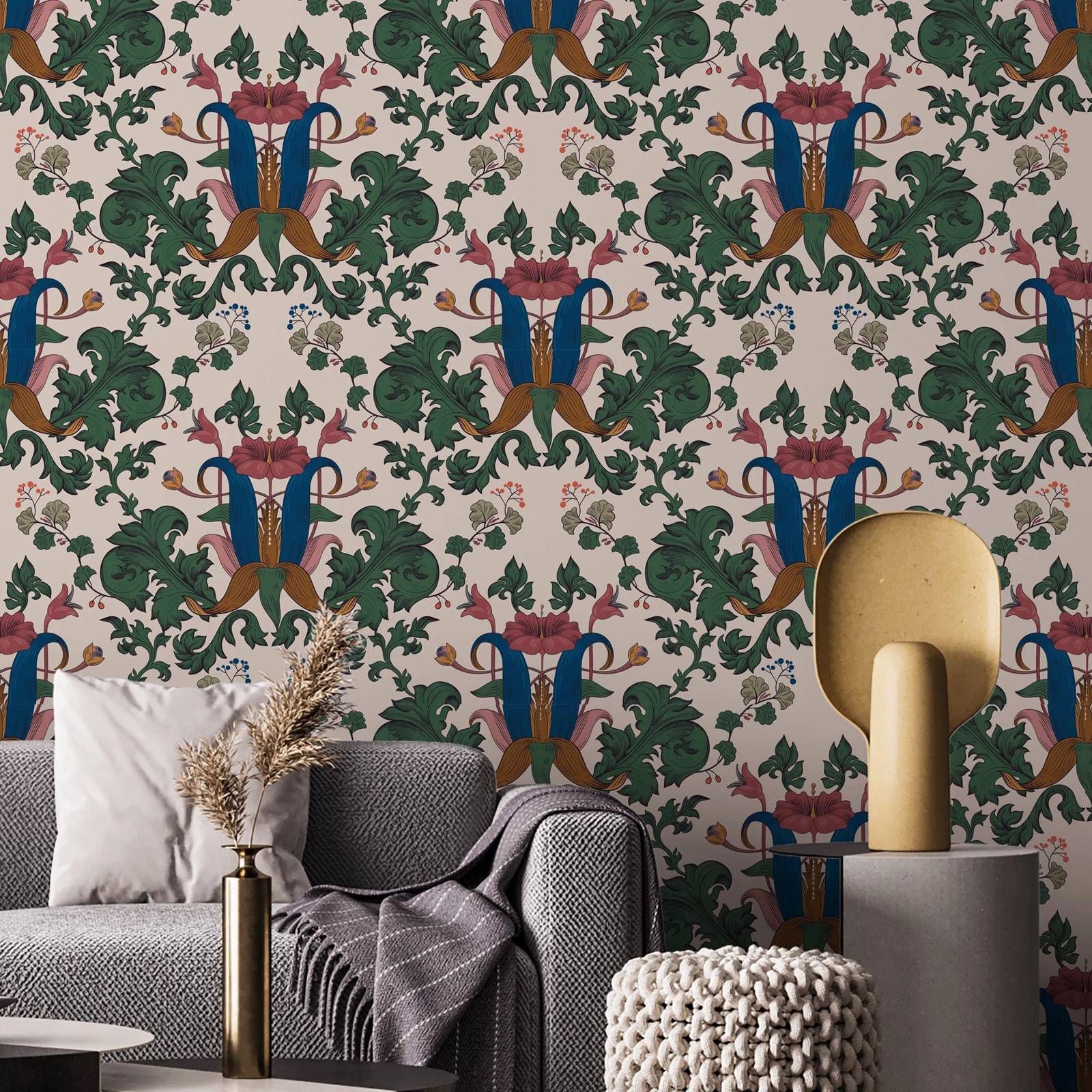 ورق جدران مستوحى من ويليام مور - مراجعة Art Craft William Morris وسعره
