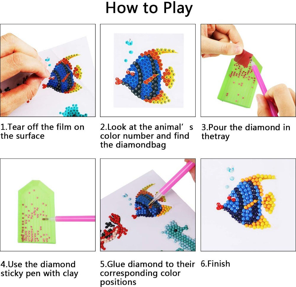 سهلة الماس اللوحة ملصقات أطقم  - مراجعة Art Craft Easy وسعره
