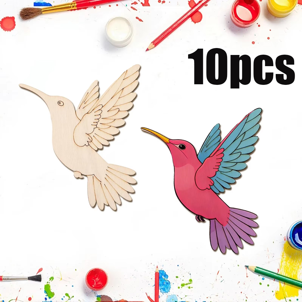 10 قطع من الخشب غير المكتمل عل - مراجعة Art Craft Wood وسعره