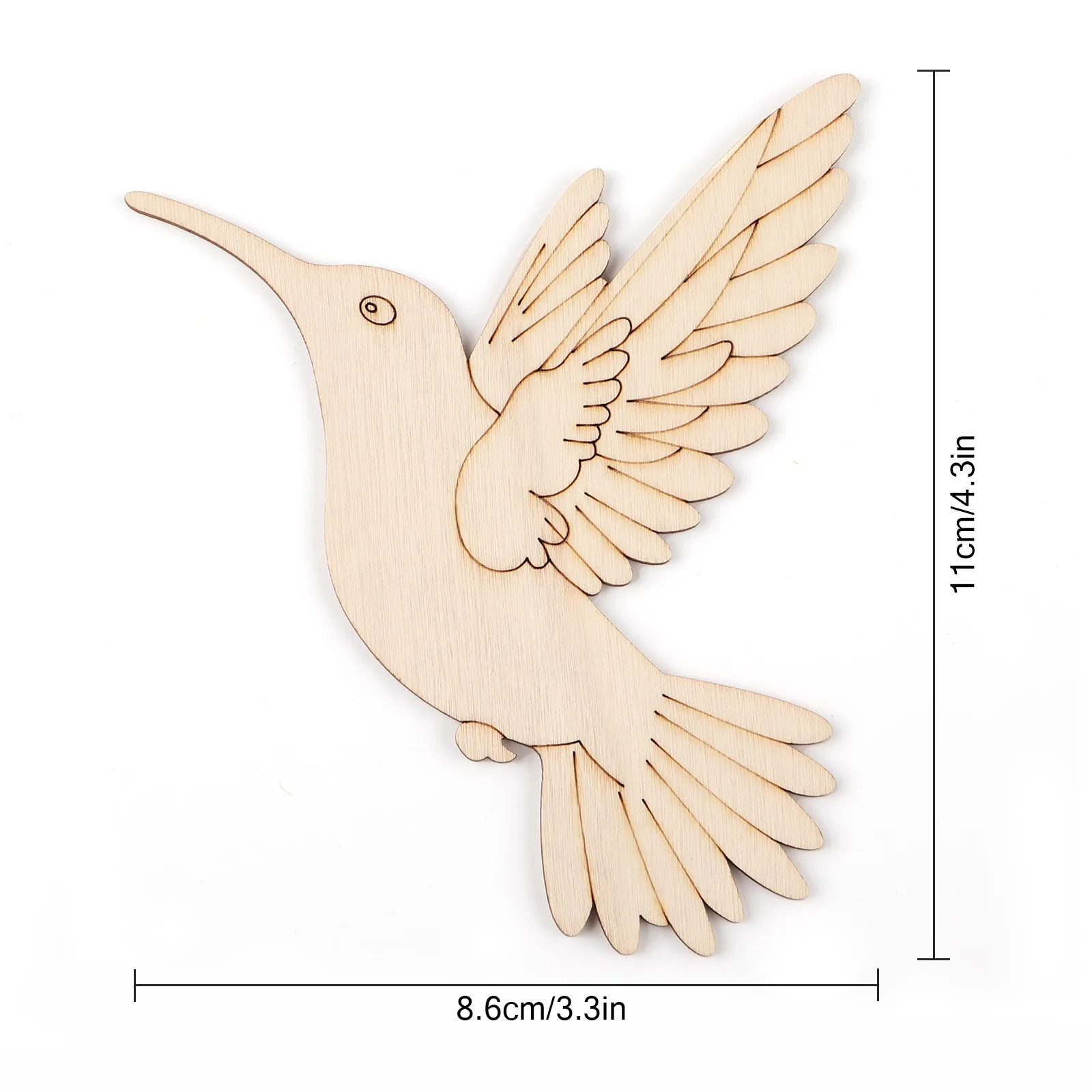 10 قطع من الخشب غير المكتمل عل - مراجعة Art Craft Wood وسعره