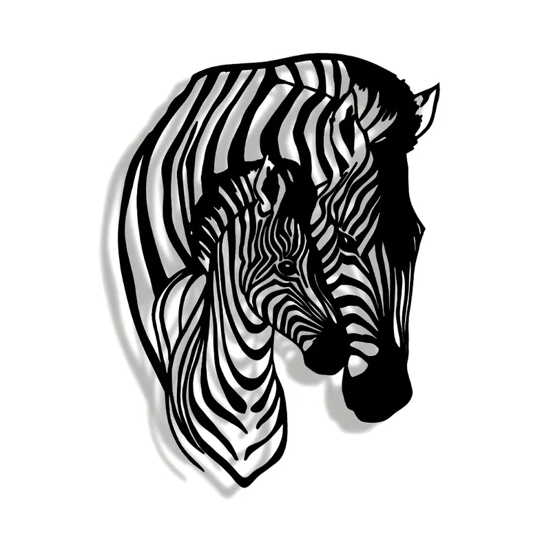 لوحة جدارية معدنية أنيقة بتصمي - مراجعة Art Craft Zebra وسعره