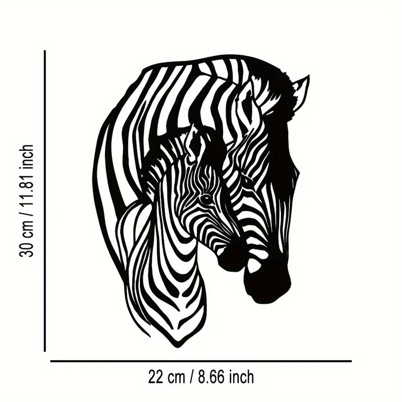 لوحة جدارية معدنية أنيقة بتصمي - مراجعة Art Craft Zebra وسعره