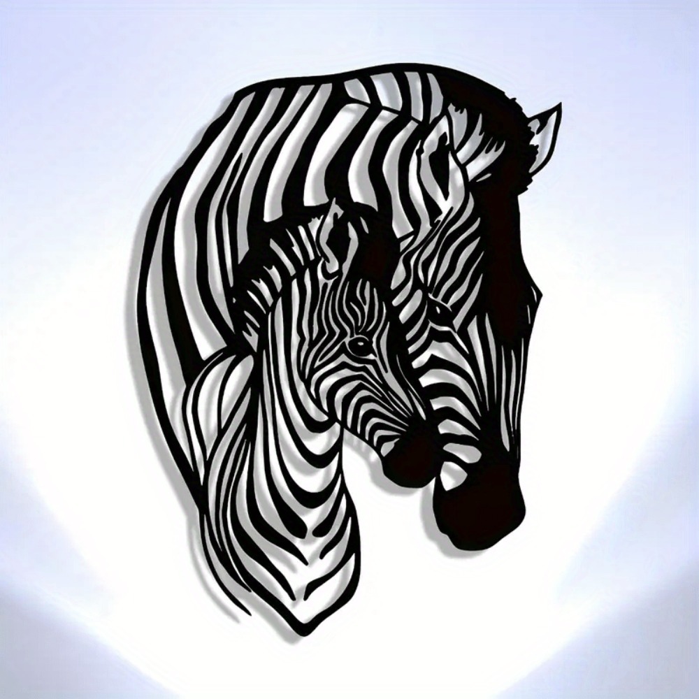 لوحة جدارية معدنية أنيقة بتصمي - مراجعة Art Craft Zebra وسعره