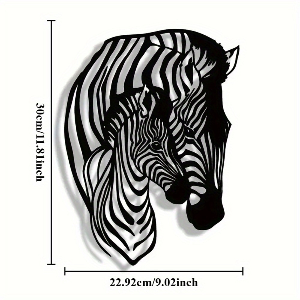لوحة جدارية معدنية أنيقة بتصمي - مراجعة Art Craft Zebra وسعره
