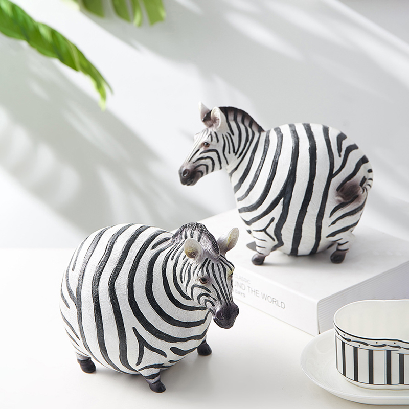 تمثال حمار وحشي لطيف من الراتن - مراجعة Art Craft Zebra وسعره
