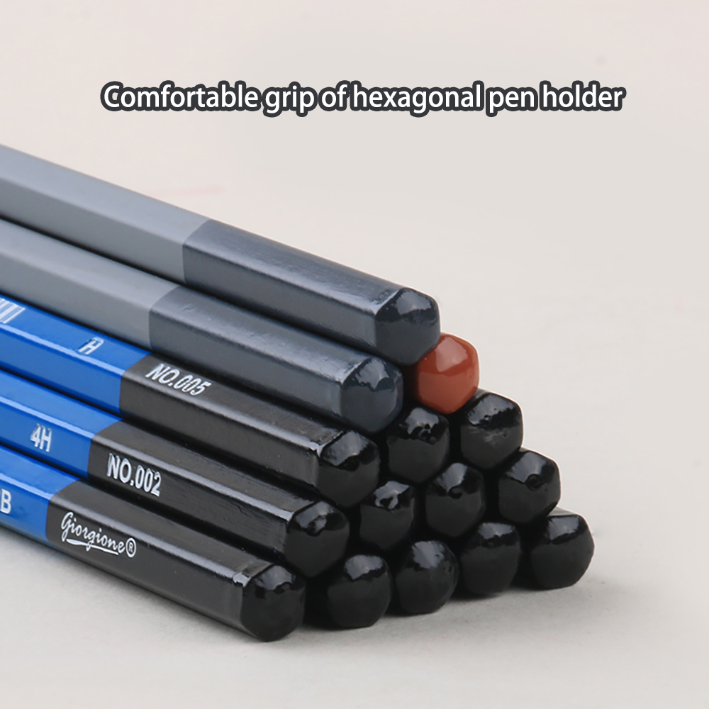 مجموعة أقلام رسم من 17 قطعة، أ - مراجعة Sketching Charcoal Set وسعره