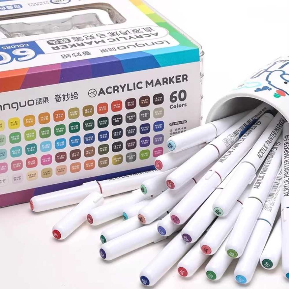 مجموعة أقلام تلوين أكريليك من  - مراجعة Illustration Marker Set وسعره