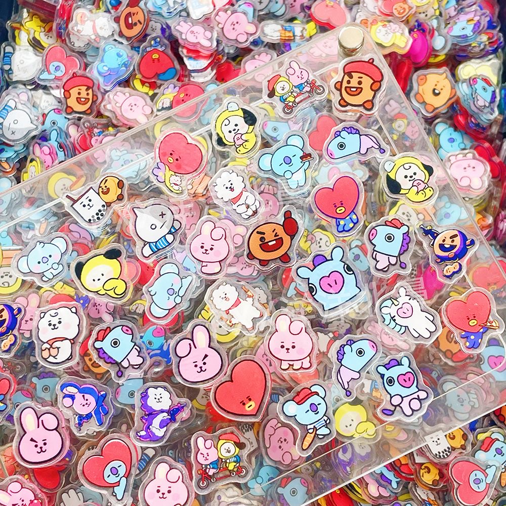 ألواح أكريليك BT21 بحجم 2 سم،  - مراجعة Art Craft Materials وسعره