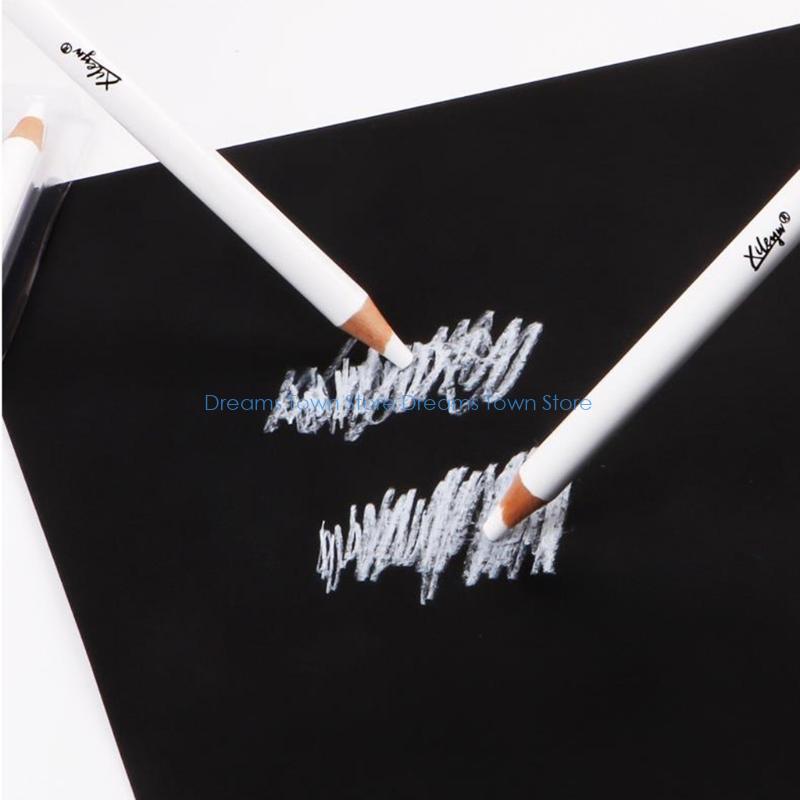 HX6A مجموعة أقلام رصاص فحم بيض - مراجعة Sketching Charcoal Set وسعره