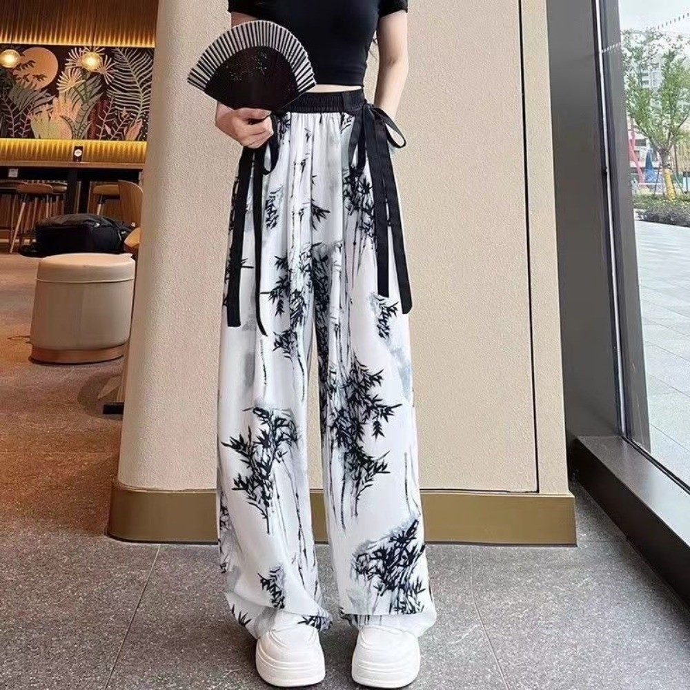 بنطلون كاجوال بتصميم ريترو من  - مراجعة Silk Painting Dye وسعره