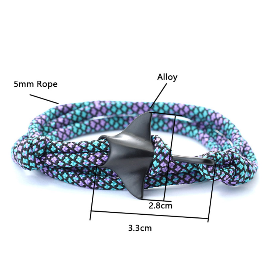 أنيق مانتا سوار الرجال النساء  - مراجعة Macrame Cord Cotton وسعره