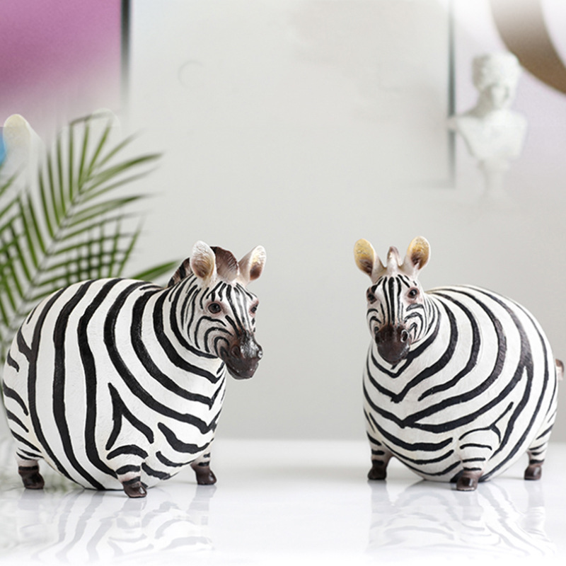 تمثال حمار وحشي لطيف من الراتن - مراجعة Art Craft Zebra وسعره