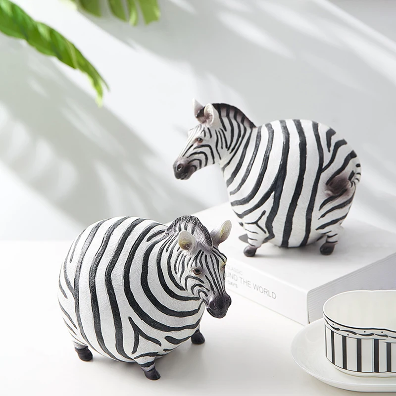 تمثال حمار وحشي لطيف من الراتن - مراجعة Art Craft Zebra وسعره