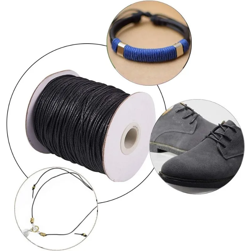 1 لفة 100 ياردة مشمع الحبل الق - مراجعة Macrame Cord Cotton وسعره